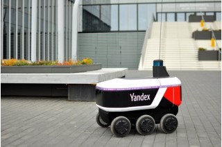Доставка с помощью беспилотных роботов Яндекса