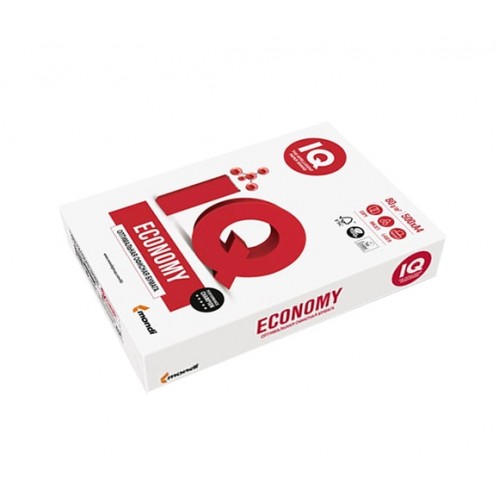 Офисная бумага IQ Economy А4 для принтера, 80гр, белизна 146% CIE, уп. 500 листов