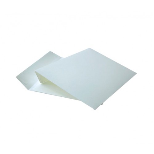 Бумажный цветной конверт 229*324, формат С4, лента, слоновая кость