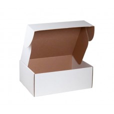 Маленький коробок 75х75х30 белый, самосборный, микрогофрокартон