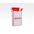 Коробка под игральные карты 122x72x32 мм, изготовление на заказ, печать на упаковке