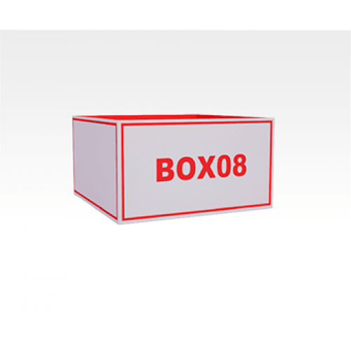 Коробка для кубариков 100x100x50 мм, изготовление на заказ, печать лого