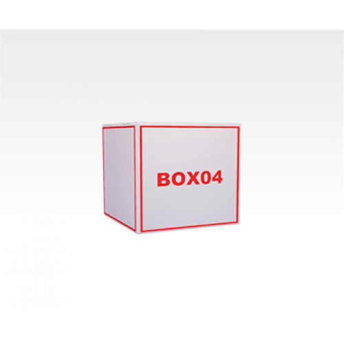 Квадратная коробка 100x100x100 мм, изготовление на заказ, печать лого