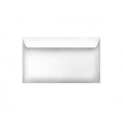 Маленький конверт 60*90, без клея, прямой клапан, бумажный, белый