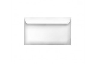 Маленький конверт 60*90, без клея, прямой клапан, бумажный, белый