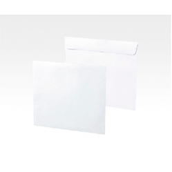 Конверт CD (125*125), декстрин, без окна, бумажный, белый