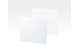 Конверт CD (125*125), декстрин, без окна, бумажный, белый