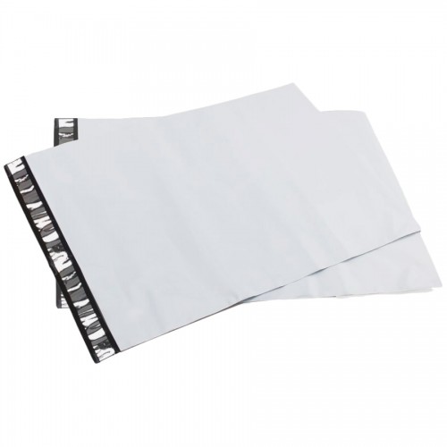 Пластиковый пакет для посылок, белый, без печати, без кармана, 1000х950