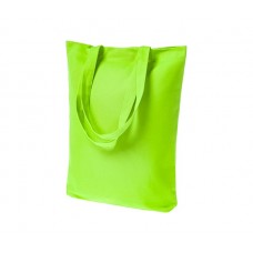 Сумка-шоппер ярко-зелёная 35х40 см, тканевая, БЕЗ ПРИНТА