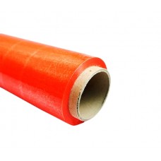 Стрейч пленка в рулонах 500х23х2.0 для ручной упаковки, красная, материал - первичка