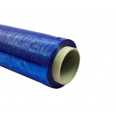 Стрейч пленка в рулонах 500х23х2.0 для ручной упаковки, синяя, материал - первичка